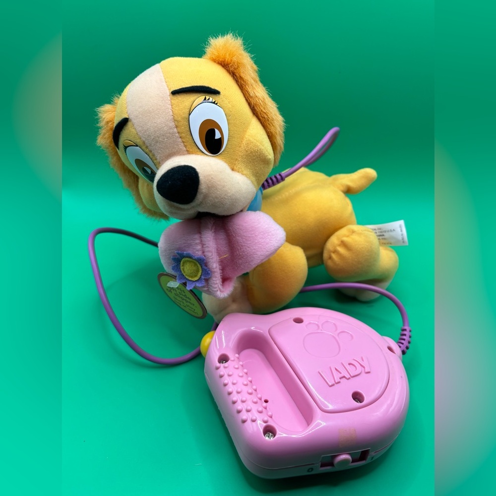 Vintage Disney Fisher Price Walk N Wag Little Lady Mattel The Tramp Rare Toddler